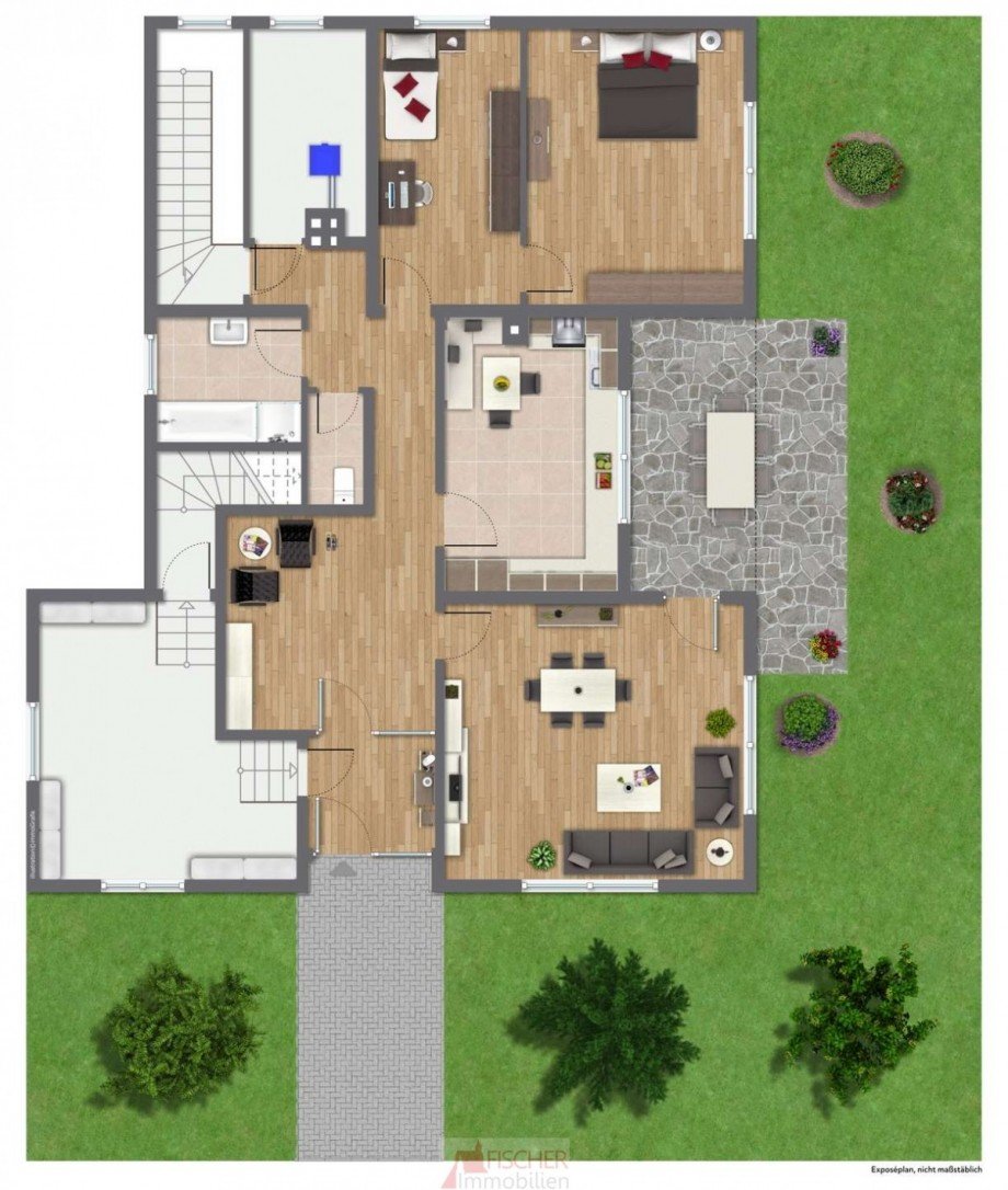 Gartengeschoss Zweifamilienhaus Oberriexingen