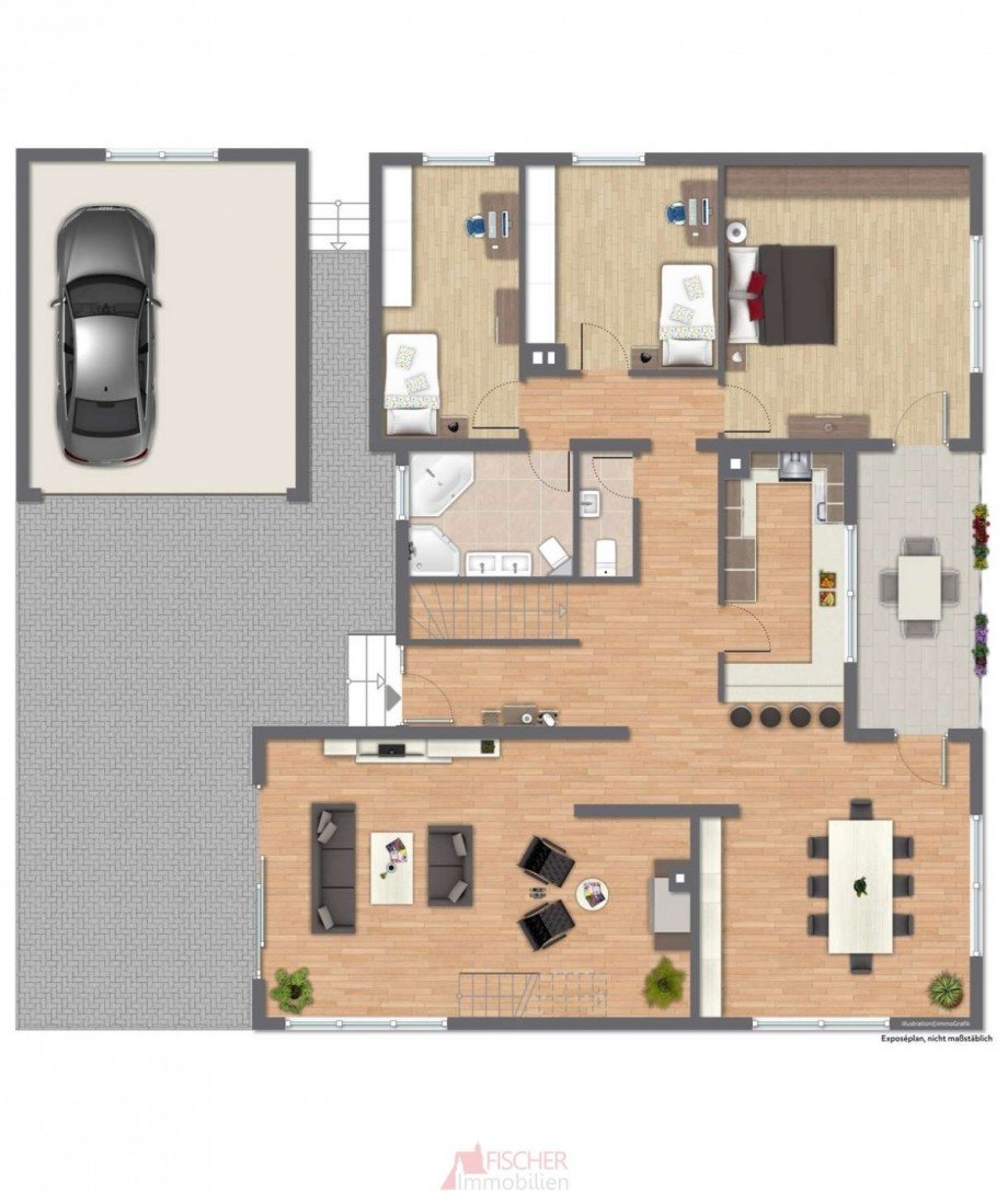 Erdgeschoss Zweifamilienhaus Oberriexingen