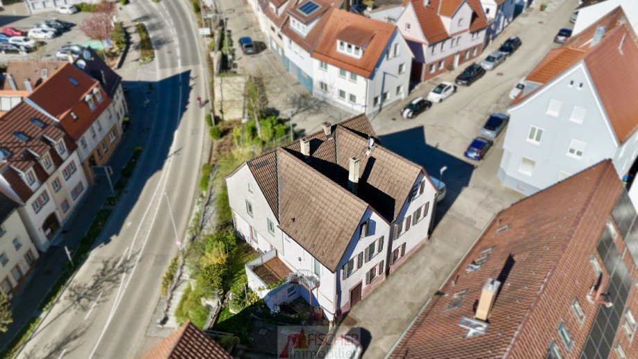 Sicht von oben Haus Vaihingen an der Enz