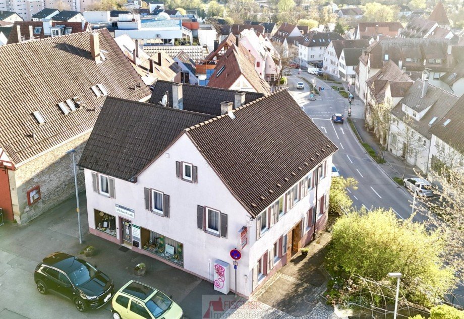 Sicht von oben Haus Vaihingen an der Enz
