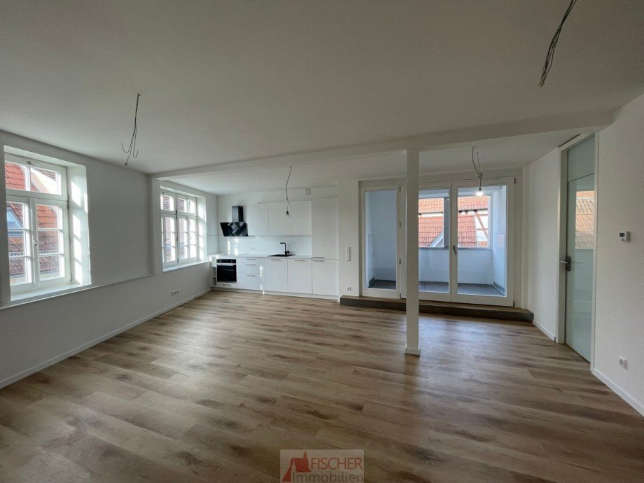 Wohnzimmer Etagenwohnung Vaihingen an der Enz