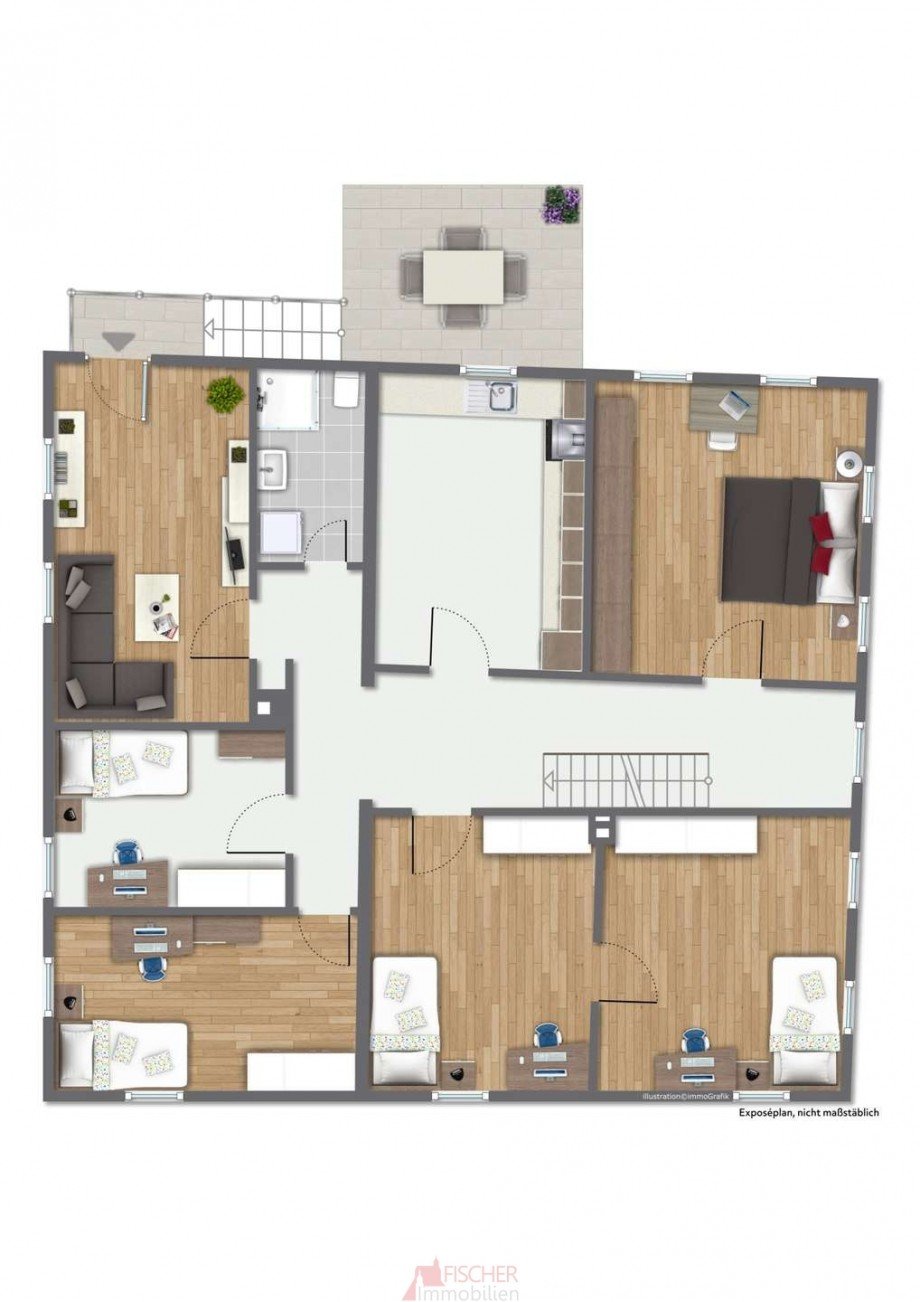 Grundriss 1.OG Haus Vaihingen an der Enz