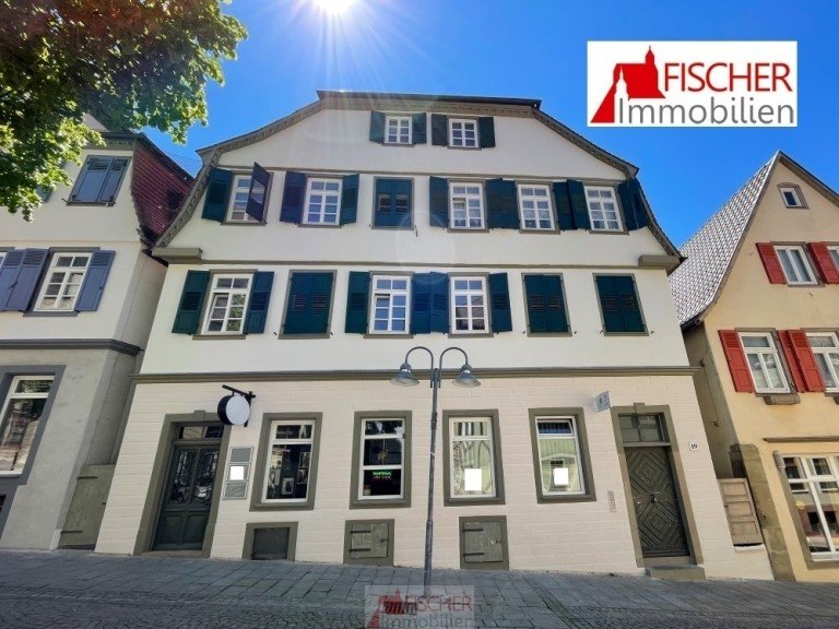 Au�enansicht Vaihingen/Enz B�rofl�che Sofort frei! Gewerbevermietung in 1 A Lage...im historischen Fachwerkhaus in der Altstadt!